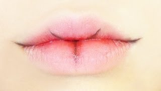 Tutorial : Anime Lips Makeup 3