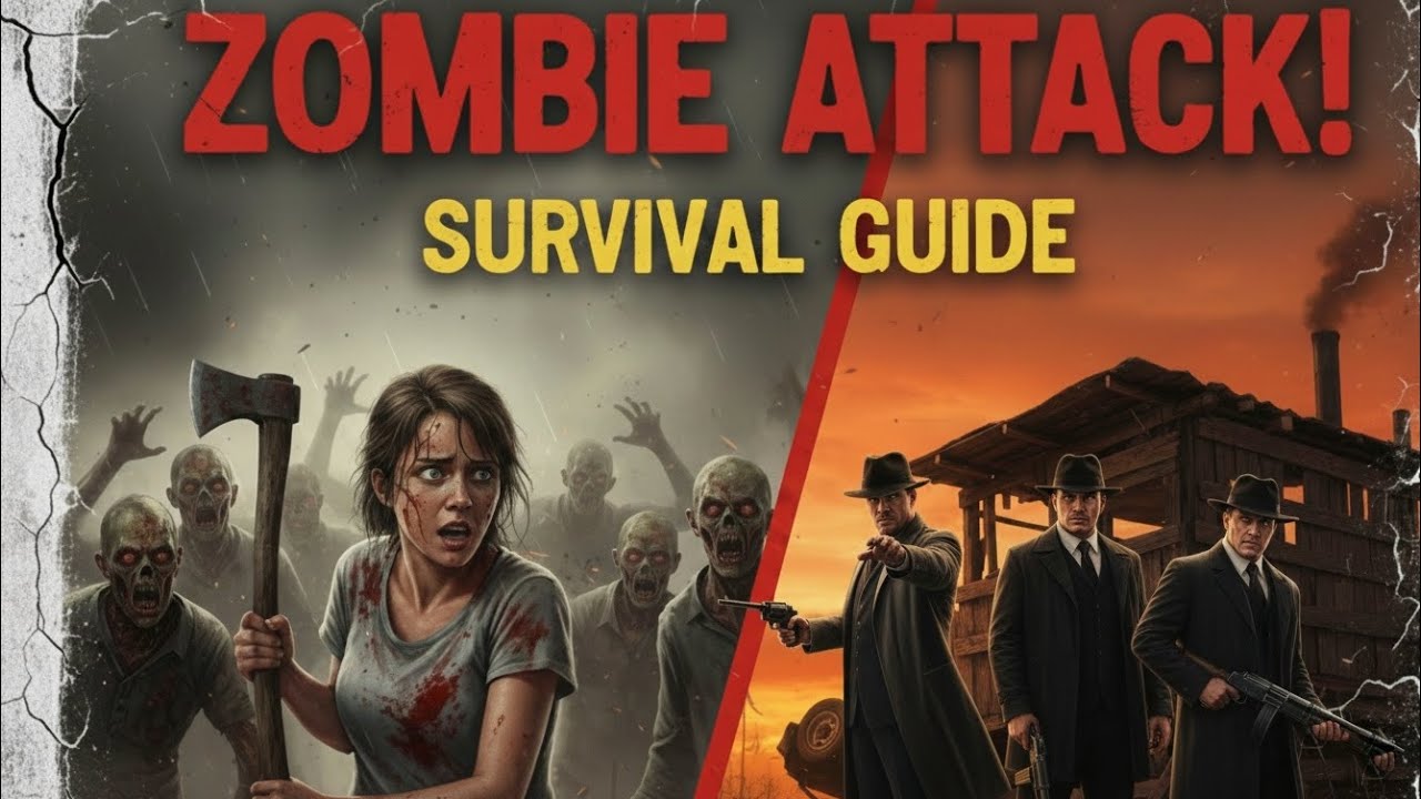 Zombie Attack Survival || Can You Survive 24 Hours?