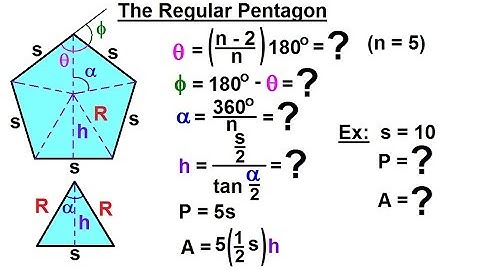 Geometry: Ch 4 - Geometric Figures (8 of 18) The Regular Pentagon