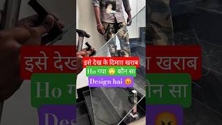 New Glass Partition Grill Design | Stylish Home Divider Idea #shorts