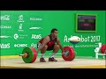 2017 Ashgabet Weightlifting 94 kg
