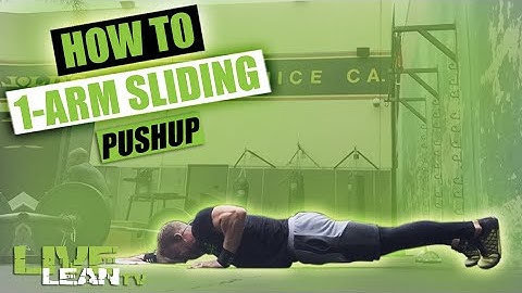 How To Do An ALTERNATING SLIDING ONE ARM PUSH UP | Exercise Demonstration Video and Guide