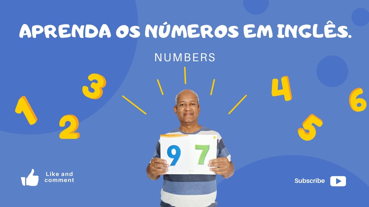 Números em inglês | Aula de inglês | Teacher Márcio Nascimento