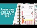 Plan with Me- Mini Happy Planner- October 15-21, 2018