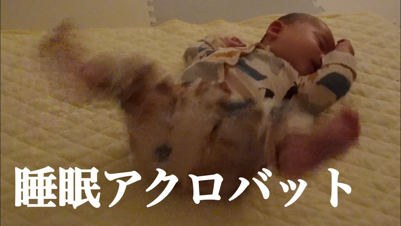 本当に寝てるの 赤ちゃんが寝てる時の激しい動きによく起こされます 寝相悪い Baby S Intense Movements While Sleeping Usually Wake Me Up Youtube