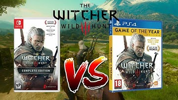Nintendo Switch vs PS4 | The Witcher 3 Wild Hunt Gameplay Comparison