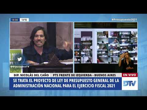 Diputado Del Caño, Nicolás - Sesión Especial 28 10 2020 - PL