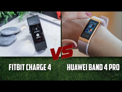 Fitbit Charge 4 vs Huawei Band 4 Pro - Fitness Trackers Under $100 with Pulse Oximeter