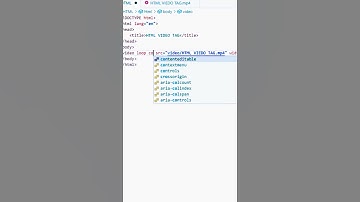 Html video tag | how add video in web page | #coding