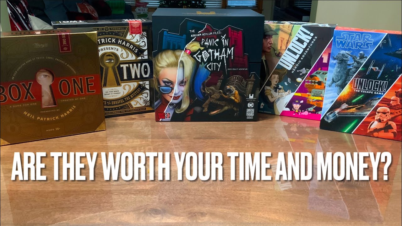 Are Escape Room Board Games Worth Your Time & Money? - SBGK Compares Escape Room Board Games - SBGK