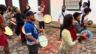 Maracatu Nação - Evening Presentation in Paraty, Brazil