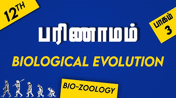 Evolution | 12th BIO-ZOOLOGY | Chapter 6 | PART 3 | Biological evolution