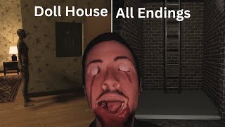 Dollhouse All Endings Walkthrough | Roblox Short Creepy Stories