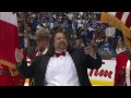 Canadian and American National Anthems - Game 1 - Canucks Vs Kings - 04.15.10 - HD