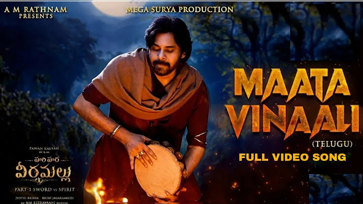 Maata Vinaali - Full Video Song| Hari Hara Veera Mallu| PSPK |Nidhi|Keeravaani |AM Rathnam|Fan Made
