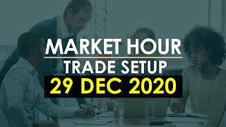 Intraday Trade Setup I 29 December 2020 I Stock Market News I Market Hour
