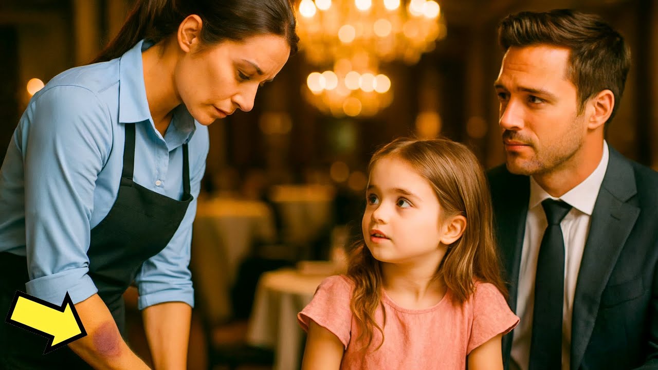 FETIȚA A VĂZUT RĂNILE CHELNERIȚEI… IAR CEEA CE A FĂCUT TATĂL BOGAT DUPĂ ACEEA A FOST DE NECREZUT