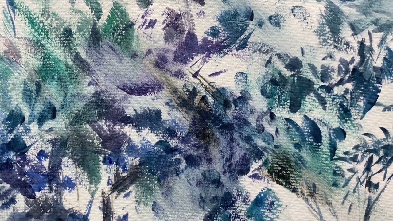 LUIS VARGAS B ARTE    Lithic Memory: Lyrical Abstraction Process (Purple Study)