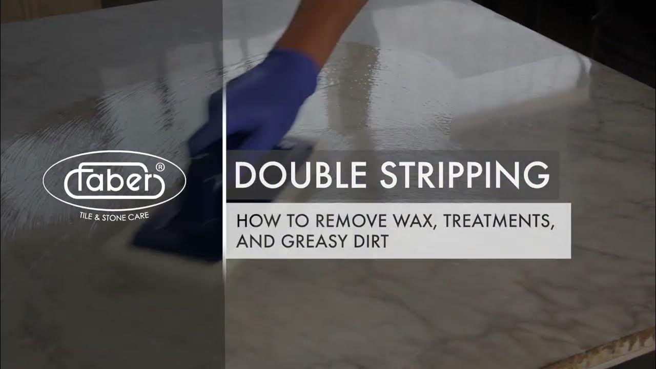 HOW TO CLEAN and REMOVE WAXES, GREASY DIRT & TREATMENTS from marble
