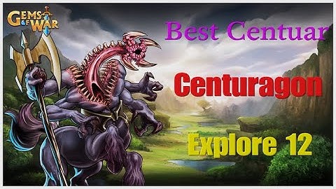 Gems of War: Best Centaur Troop Centuragon Explore 12 Team. #gemsofwar #gemsofwarexplore12 #rpggame