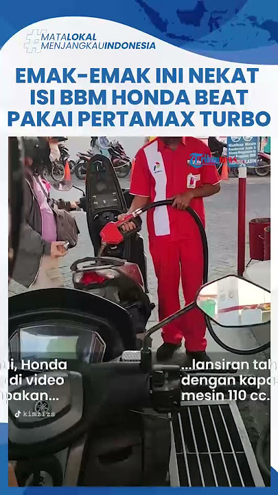 Viral Emak emak Ini Nekat Isi BBM Honda BeAt Pakai Pertamax Turbo, Mesin Motor Bisa Overheat