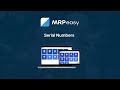 Mrpeasy demo  serial number tracking software