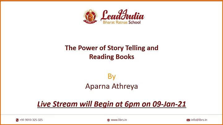 The Power of Story Telling and Reading Books by Ap...