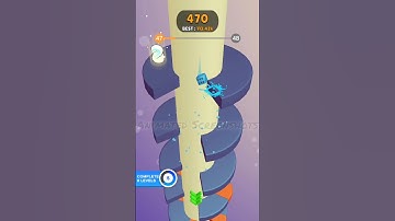 Helix Jump 47 | #shorts #trending #gaming #helixjump #youtubeshorts