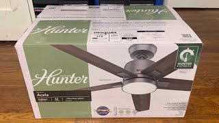 NEW FAN: Hunter Acela Ceiling Fan 52” (NIB)