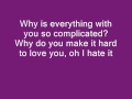 Rihanna Complicated Lyrics