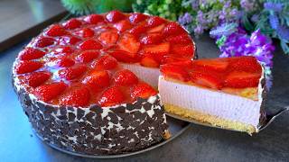 Erdbeertorte backen! Unglaublich cremig, lecker und einfach dieses Torten Rezept