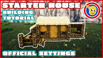 Ark: How To Build A Starter House | Building Tutorial | Official Settings