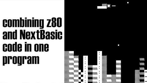 Combining Z80 code with BASIC on the Spectrum Next