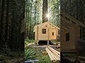 Treehouse Build Time-Lapse (So Satisfying!) 🔥 #shorts #treehouse #timelapse #construction