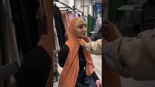 Try On Hijab First Time#Muslimah #Abaya #Hijab #Trending #Youtubeshorts