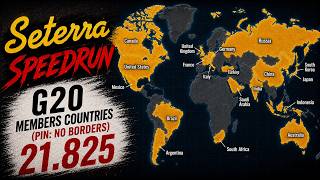 seterra G20 Members countries (pin: no boards) speedrun 21.825