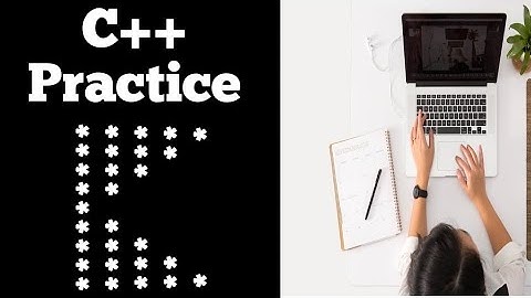 #37 C++ Programming Questions Practice : Star Pattern 13