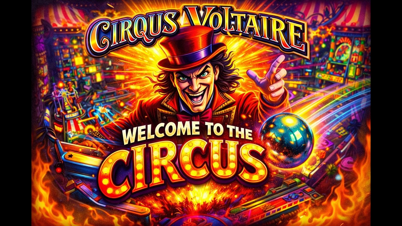 Cirqus Voltaire Pinball VR 🎪 | Full Table Run