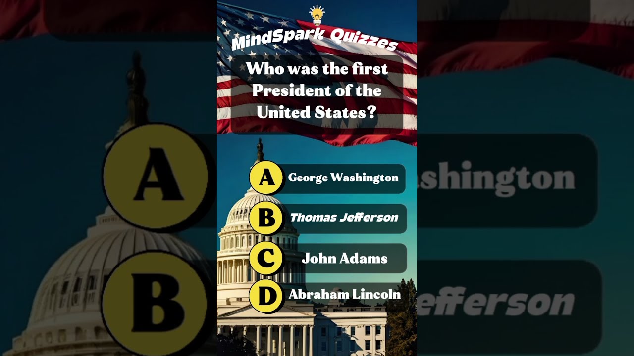  Who Was The First U S President History Quiz Shorts Mindbendingquiz Worldsgk