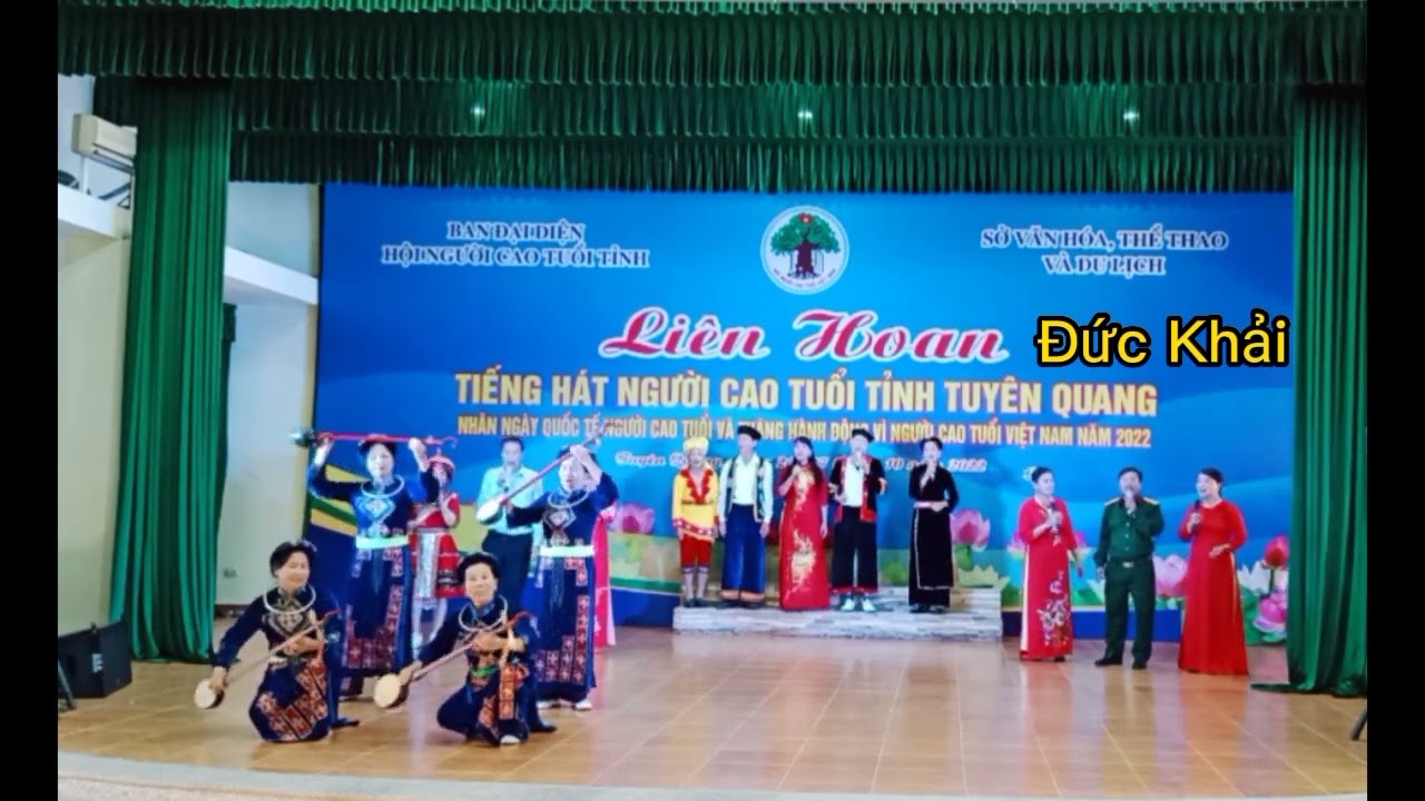 Múa Đường về Tân Trào: Xuất Sắc, H. Yên Sơn , Liên hoan Tiếng hát Người Cao Tuổi T. Tuyên Quang 2022