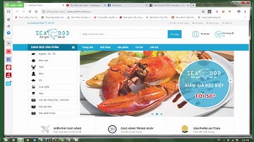 xây dựng website bán hàng- giao diện website bán hàng hải sản từ A tới Z - phần 2