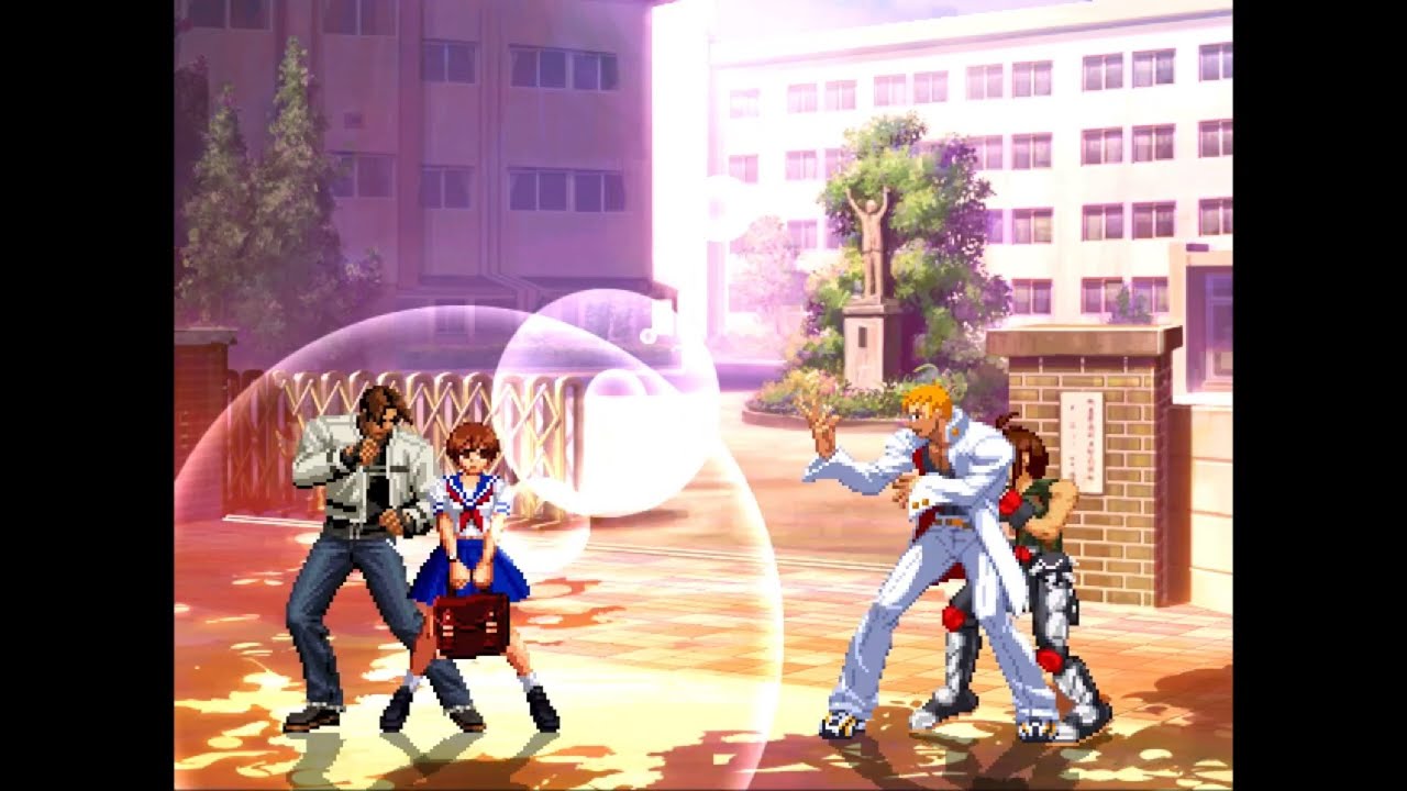 M.U.G.E.N. Yuki Kushinada KOFA (me) & Neo Kyo Kusanagi vs. Kyosuke Kagami & Akira Kazama