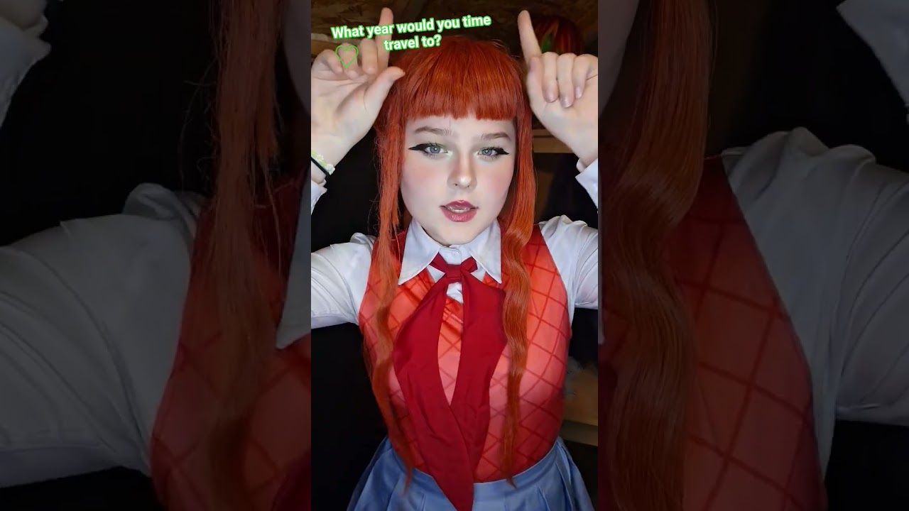cringe #cosplay #trending #viral #relatable #fyp #ddlc #ddlcmonika #videogames #makeup #boost #anime