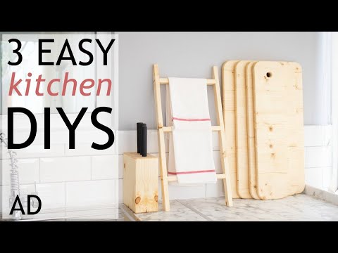 3 Easy DIY Kitchen Woodworking Projects | AD | The Carpenter's Daughter