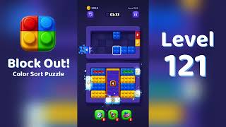Block Out Level 121 Walkthrough 🧩 | All Levels Solution | Mini Boss