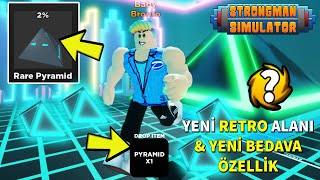 STRONGMAN SİMULATOR YENİ RETRO ALANI VE YENİ BEDAVA ÖZELLİK  Roblox Strongman Simulator