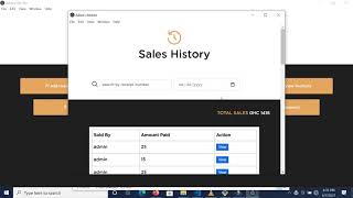 Restaurant Desktop App