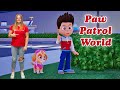 Assistant Plays Paw Patrol World with Marshall and Waffles on her Switch