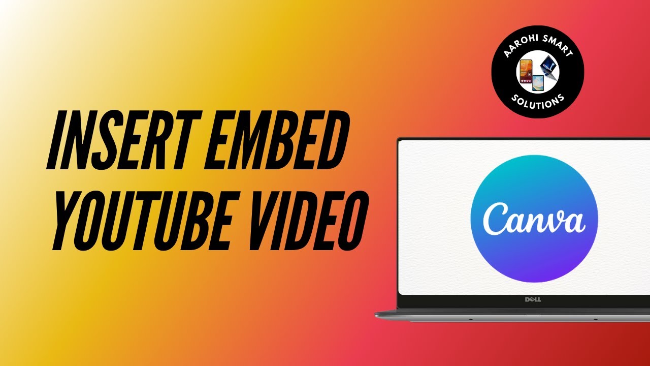 How to Insert Embed YouTube Video in Canva (2025) - YouTube