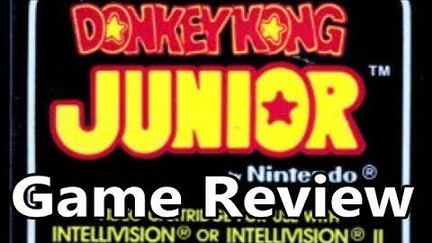 Donkey Kong Junior Intellivision Review - The No Swear Gamer Ep 342